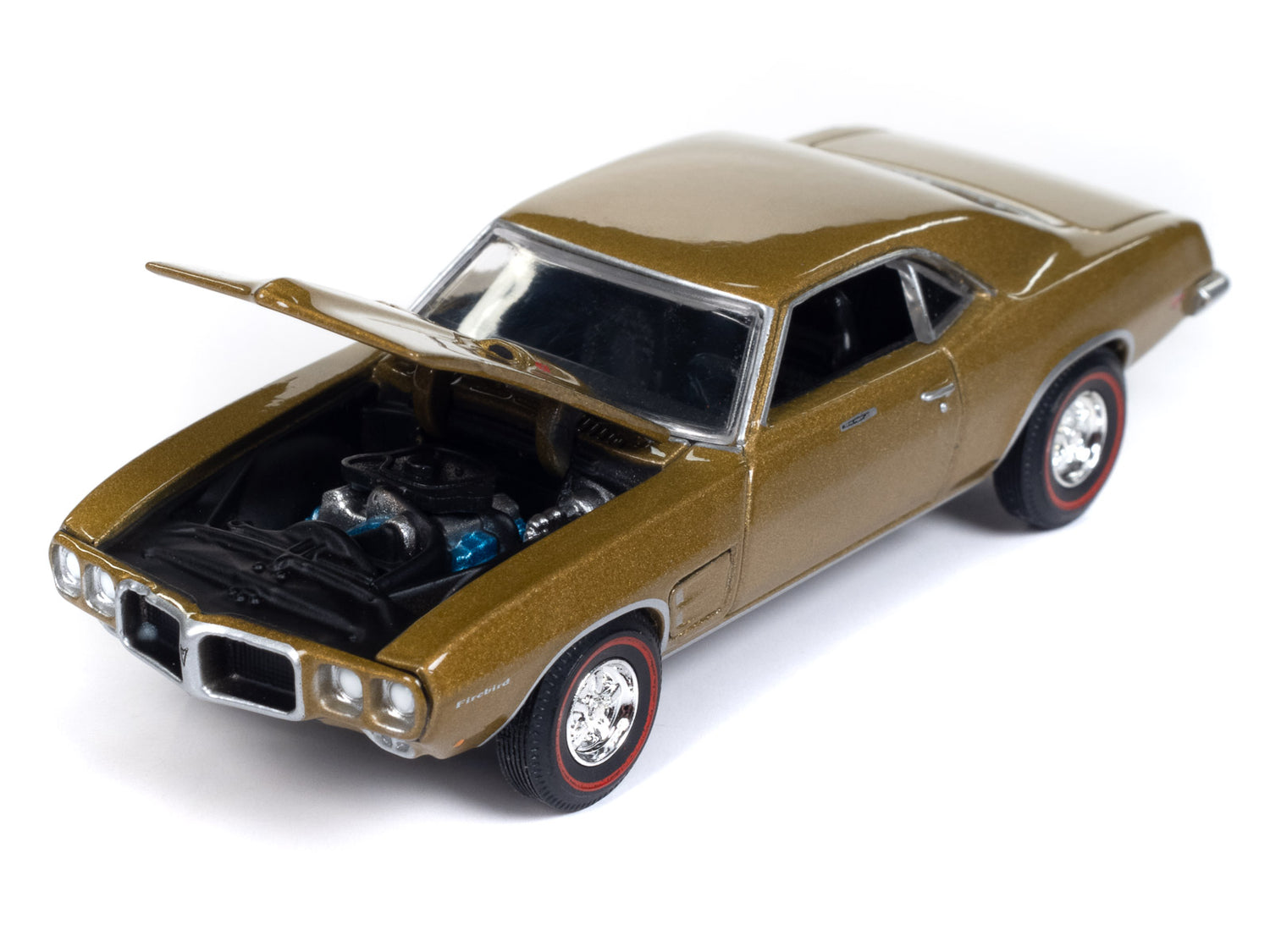 Auto World Royal Bobcat 1969 Pontiac Firebird (Antique Gold) 1:64 Diecast
