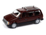 Auto World 1985 Dodge Caravan (Crimson Red w/Black Lower Sides) 1:64 Diecast