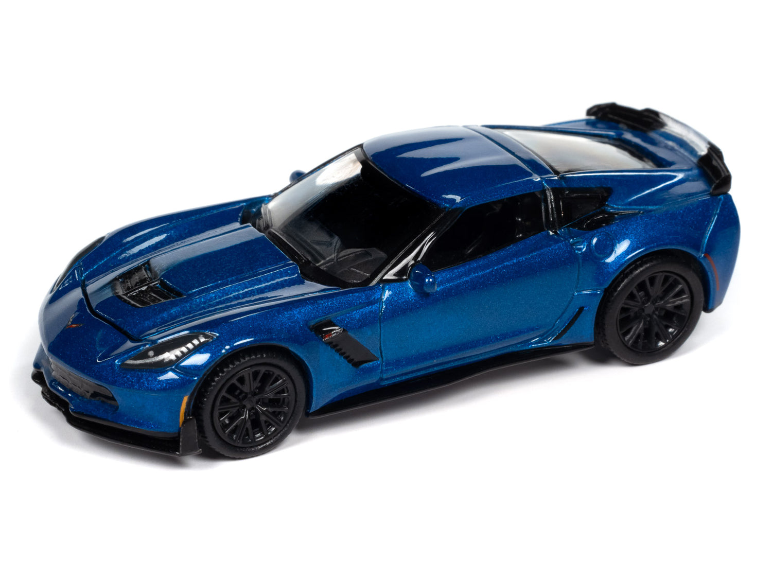Auto World 2019 Chevrolet Corvette Z06 (with Z07 Performance Package) (Elkhart Lake Metallic) 1:64 Diecast