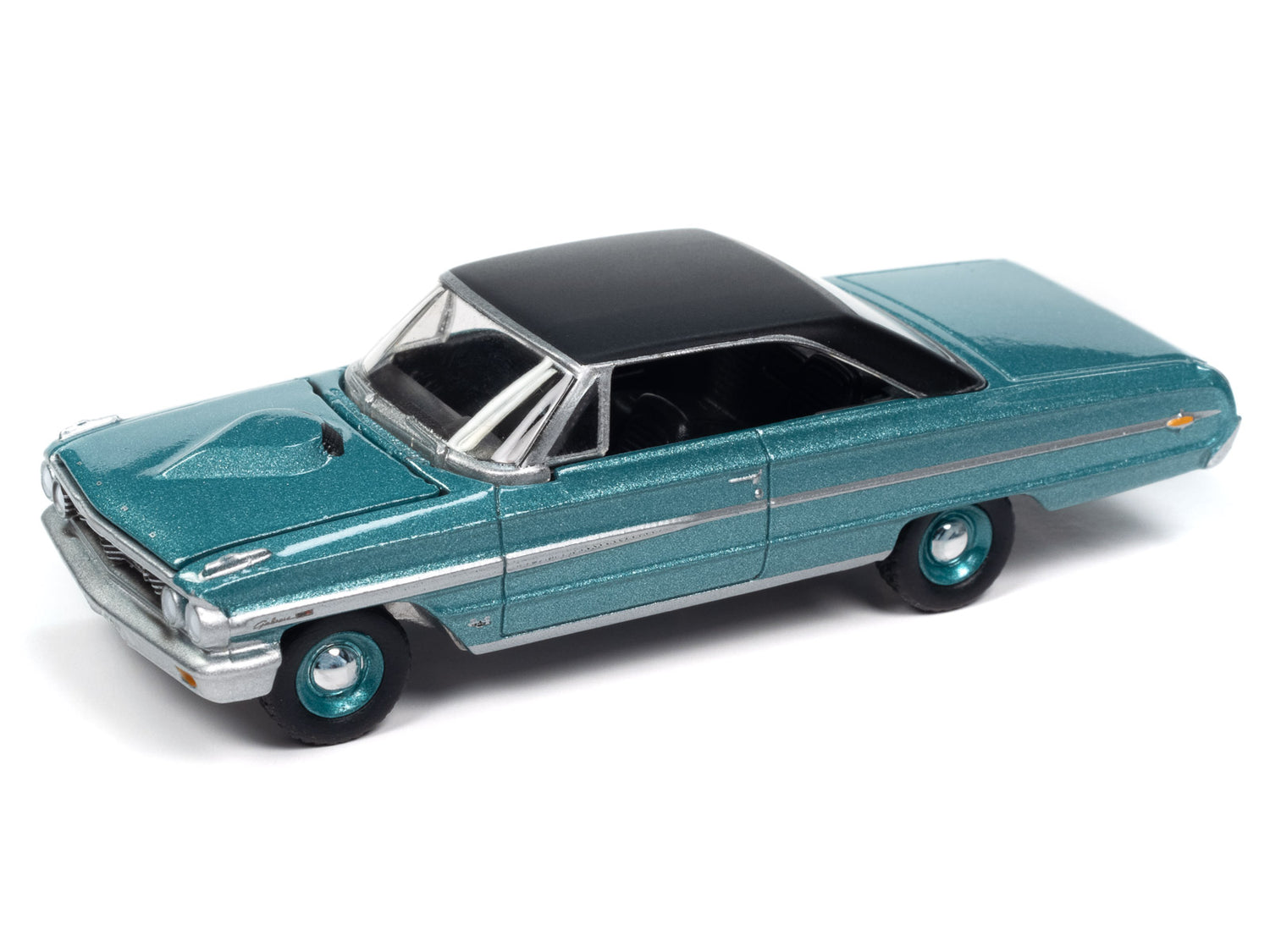 Auto World 1964 Ford Galaxie 500XL (Dynasty Green w/Black Roof) 1:64 Diecast