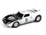 Auto World 1964 Ford GT40 (Gloss White w/Black Upper Front) 1:64 Diecast