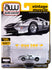 Auto World 1964 Ford GT40 (Gloss White w/Black Upper Front) 1:64 Diecast