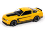 "PRE-ORDER" Auto World 2012 Ford Mustang Boss 302 (Yellow Blaze w/Black Accents) 1:64 Diecast (DUE MAY 2025)