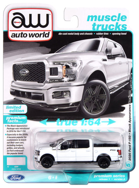 Auto World 2020 Ford F-150 Truck (Oxford White) 1:64 Diecast