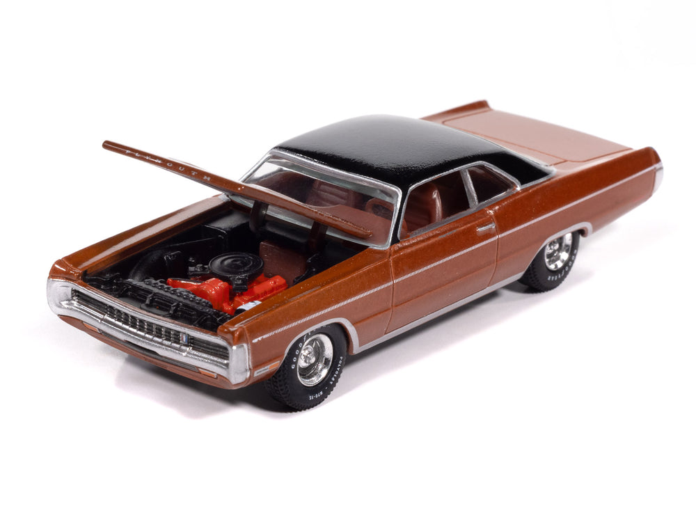 "PRE-ORDER" Auto World 1970 Plymouth Sport Fury (Burnt Orange Poly) 1:64 Diecast (DUE OCTOBER 2025)