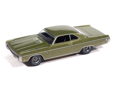 "PRE-ORDER" Auto World 1971 Plymouth Sport Fury GT (Amber Sherwood Poly) 1:64 Diecast (DUE APRIL 2026)