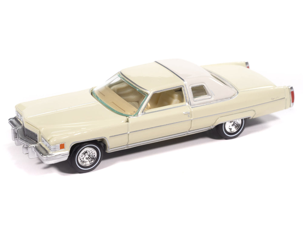 "PRE-ORDER" Auto World 1976 Cadillac Coupe de Ville (Phoenician Ivory) 1:64 Diecast (DUE APRIL 2026) - Auto World Store