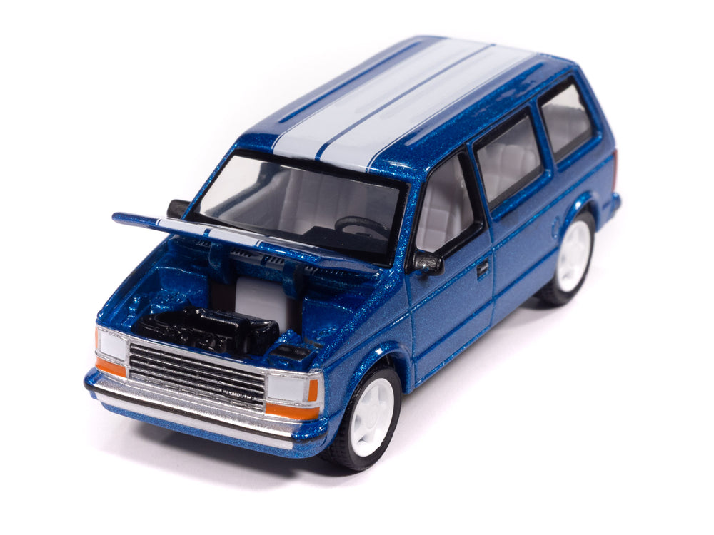 "PRE-ORDER" Auto World 1989 Plymouth Voyager Turbo (Daytona Blue) 1:64 Diecast (DUE APRIL 2026) - Auto World Store