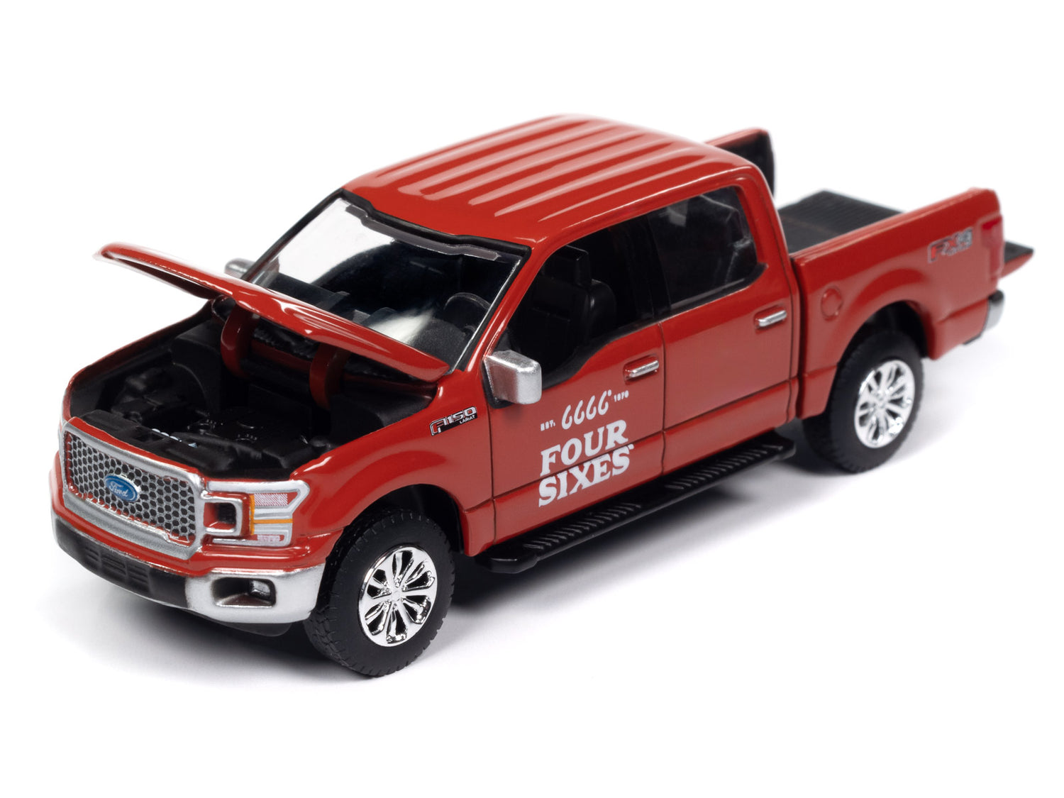 Auto World BCC Four Sixes 2020 Ford F-150 Lariat 1:64 Diecast