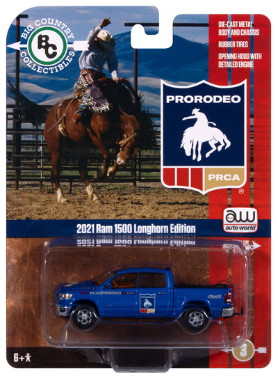 Auto World BCC PRCA 2021 Dodge Ram Limited Edition 1:64 Diecast