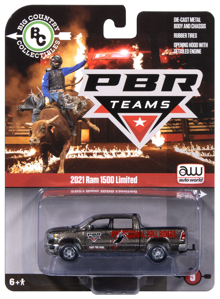 Auto World 2021 Dodge Ram Limited Edition PBR 1:64 Diecast - Auto World Store