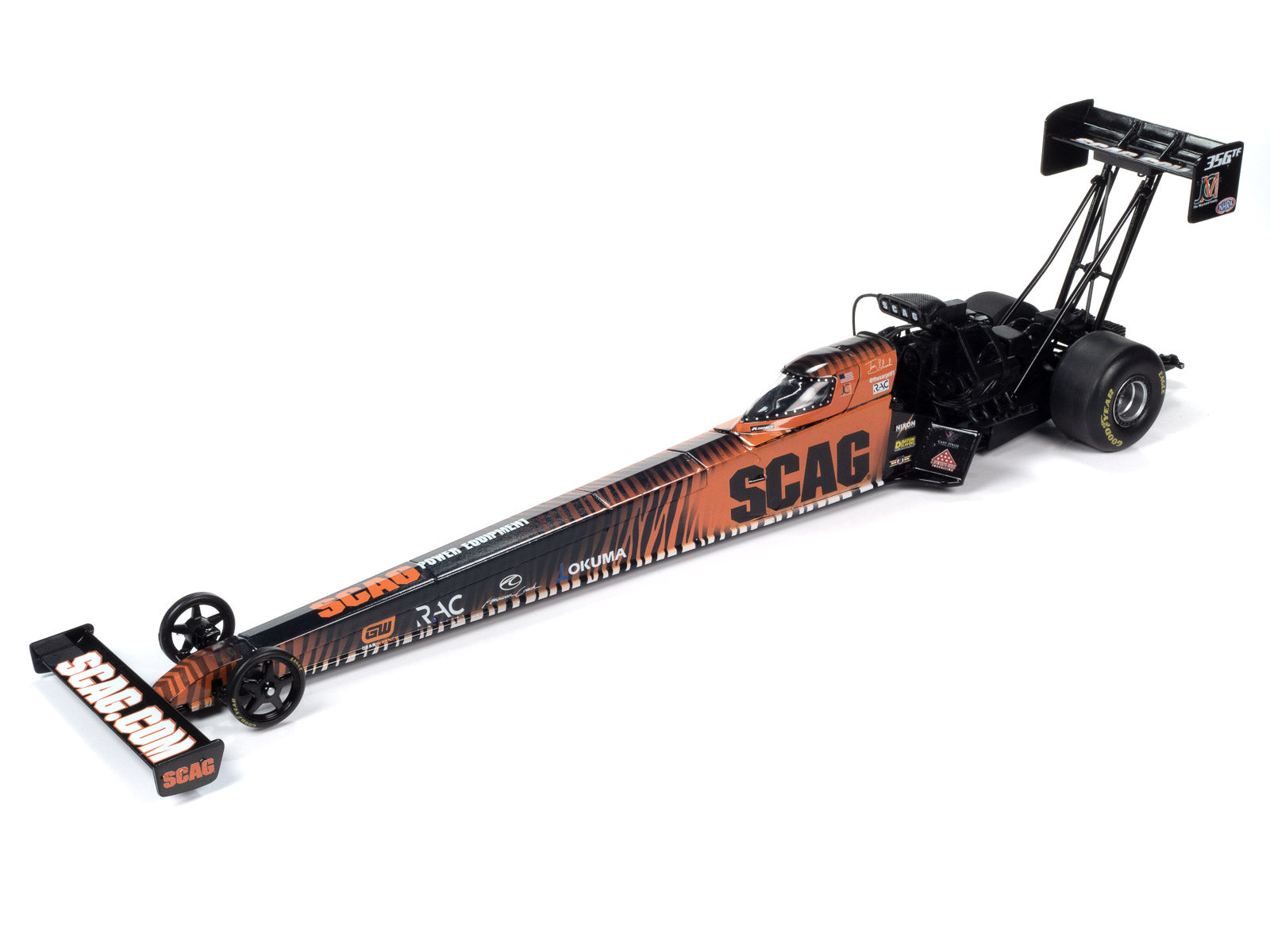 【レア】Snap-on Top Fuel Dragster 1/24 Top Fuel Dragster Model Metal Body Racing Champions 1:24
