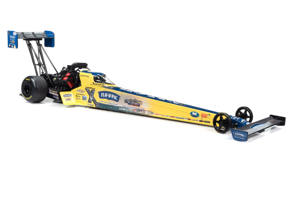 Auto World 2023 Brittany Force FLAV-R-PAK Top Fuel Dragster 1:24 Scale Diecast