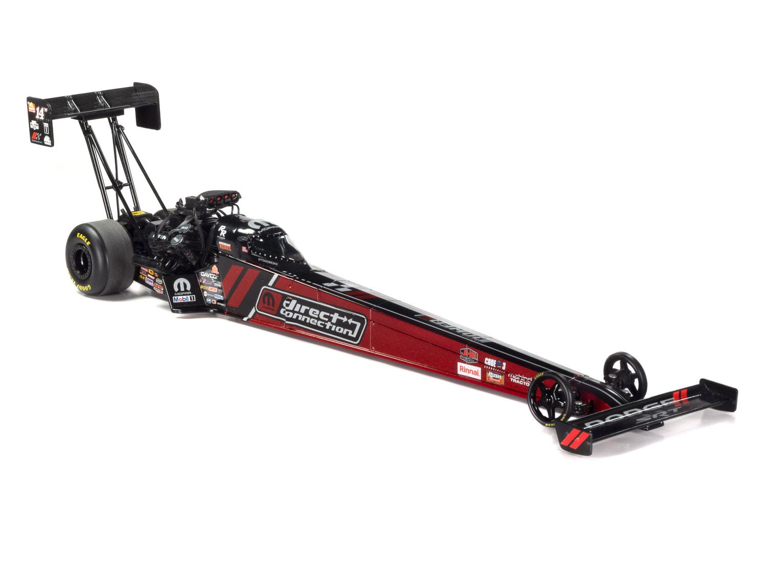 Auto World NHRA 2024 Tony Stewart Mopar Top Fuel Dragster 1:24 Scale Diecast