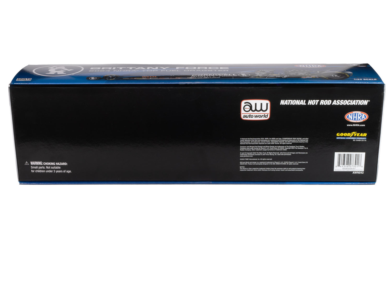 Auto World NHRA 2024 Brittany Force Cornwell Tools Top Fuel Dragster 1:24 Scale Diecast