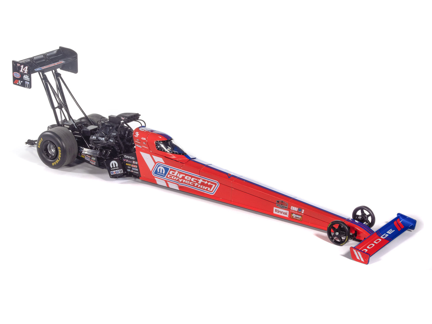 'PRE-ORDER" Auto World NHRA 2025 Tony Stewart Direct Connection Top Fuel Dragster 1:24 Scale Diecast (DUE LATE JANUARY 2026)