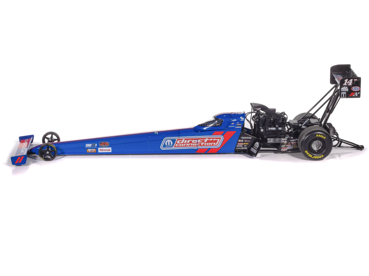 'PRE-ORDER" Auto World NHRA 2025 Tony Stewart Direct Connection Top Fuel Dragster 1:24 Scale Diecast (DUE LATE JANUARY 2026)