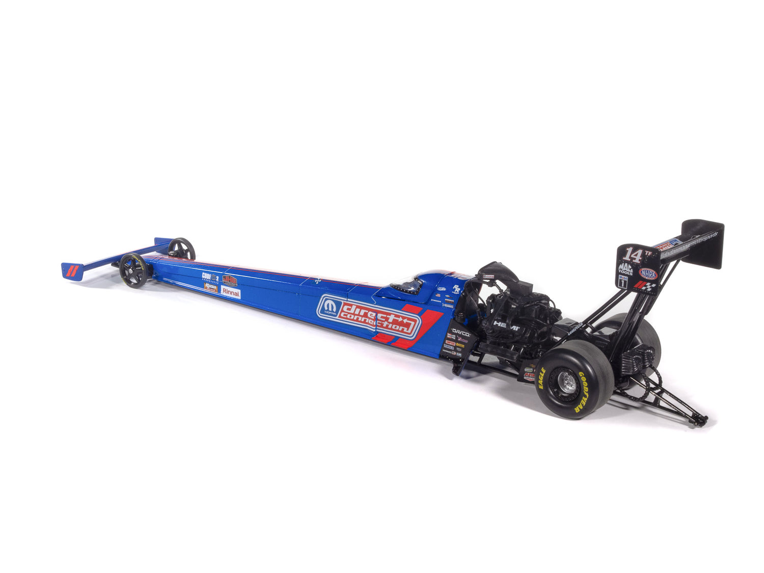 'PRE-ORDER" Auto World NHRA 2025 Tony Stewart Direct Connection Top Fuel Dragster 1:24 Scale Diecast (DUE LATE JANUARY 2026)