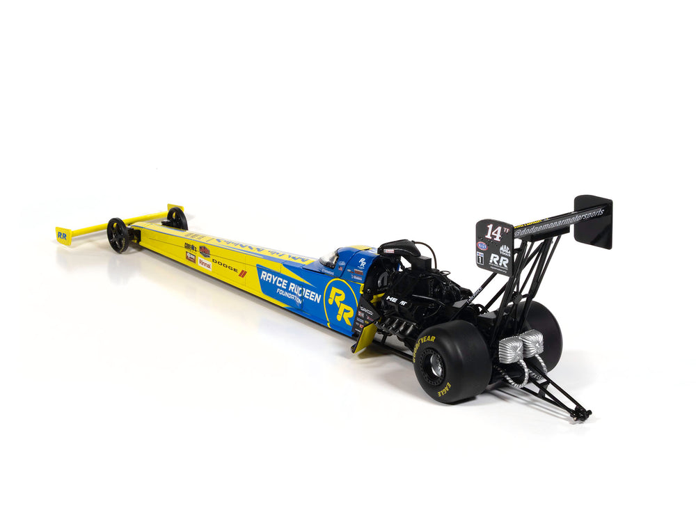 "PRE-ORDER" Auto World NHRA 2025 Tony Stewart Rayce Rudeen Top Fuel Dragster 1:24 Scale Diecast (DUE JULY 2026)