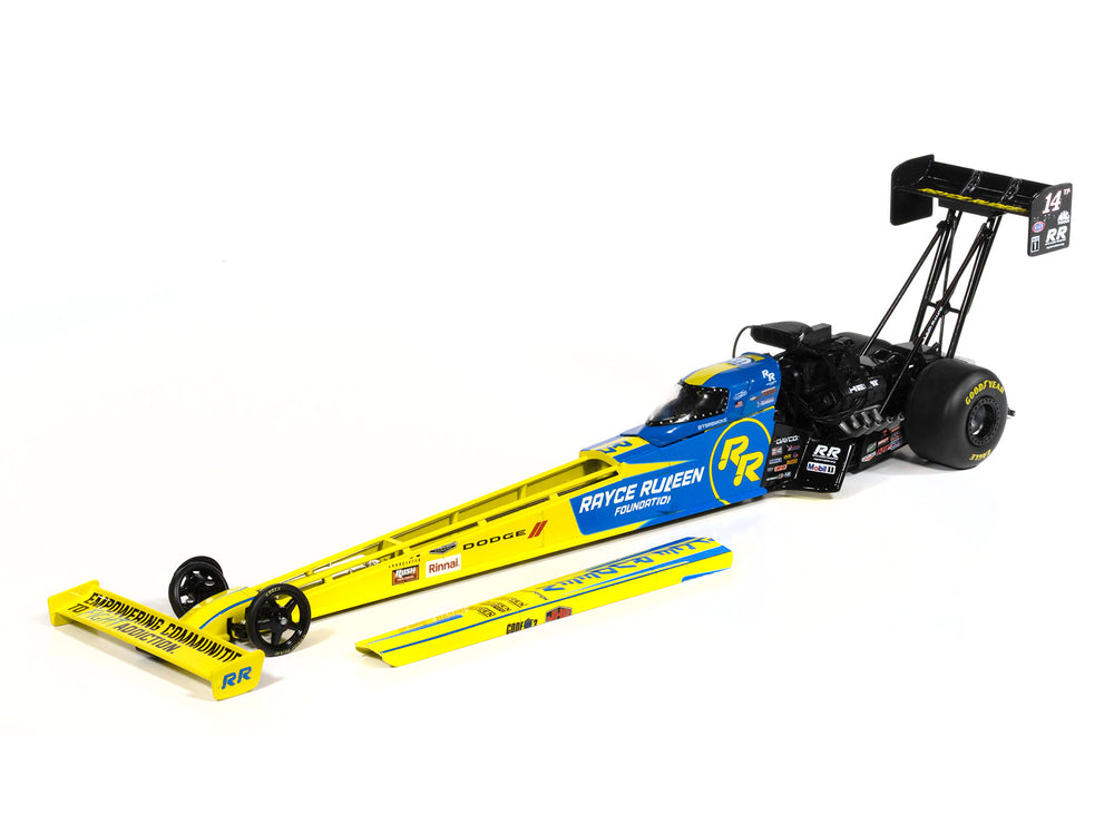 "PRE-ORDER" Auto World NHRA 2025 Tony Stewart Rayce Rudeen Top Fuel Dragster 1:24 Scale Diecast (DUE JULY 2026)