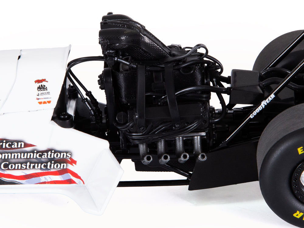"PRE-ORDER" Auto World NHRA 2026 Tony Schumacher American Construction Top Fuel Dragster 1:24 Scale Diecast (DUE OCTOBER 2026)