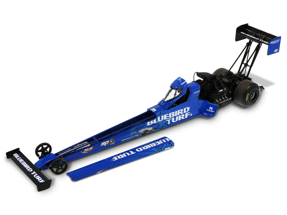 "PRE-ORDER" Auto World NHRA 2026 Will Smith Bluebird Turf SCAG Top Fuel Dragster 1:24 Scale Diecast (DUE OCTOBER 2026)