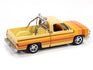 "PRE-ORDER" Auto World 1981 Chevy Silverado Fleetside Lowered (Custom Cream w/5-Color Stripe Graphics) 1:64 Diecast (DUE AUGUST 2025)