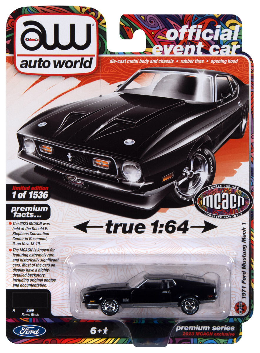 Auto World 1971 Ford Mustang Mach 1 2023 MCACN Event Car