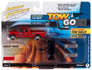 Johnny Lightning 2002 Chevrolet Silverado Extended Cab (Molly Orange) w/Tow Dolly 1:64 Diecast