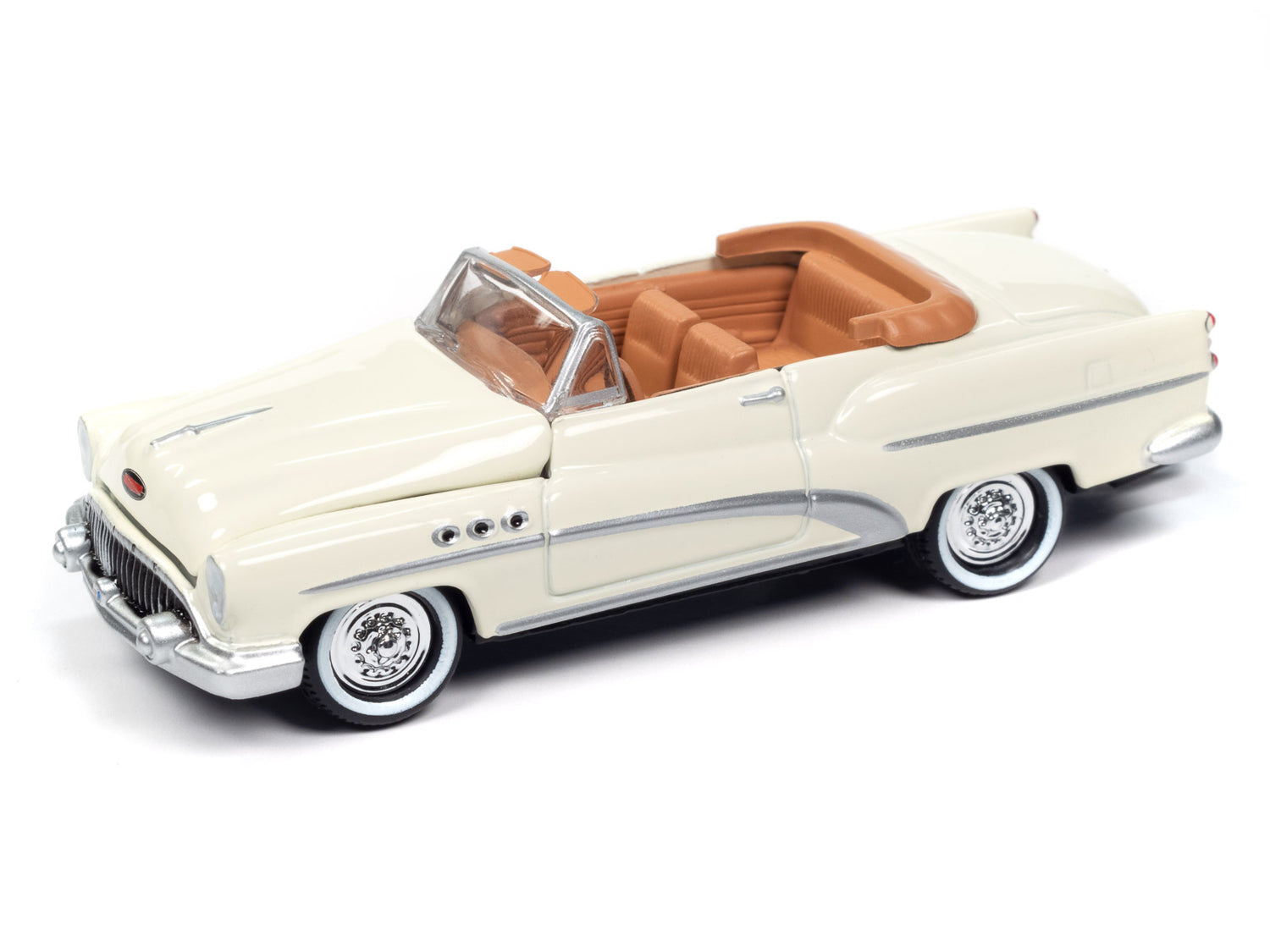 Johnny Lightning 1953 Buick Super w/Travel Trailer 1:64 Diecast