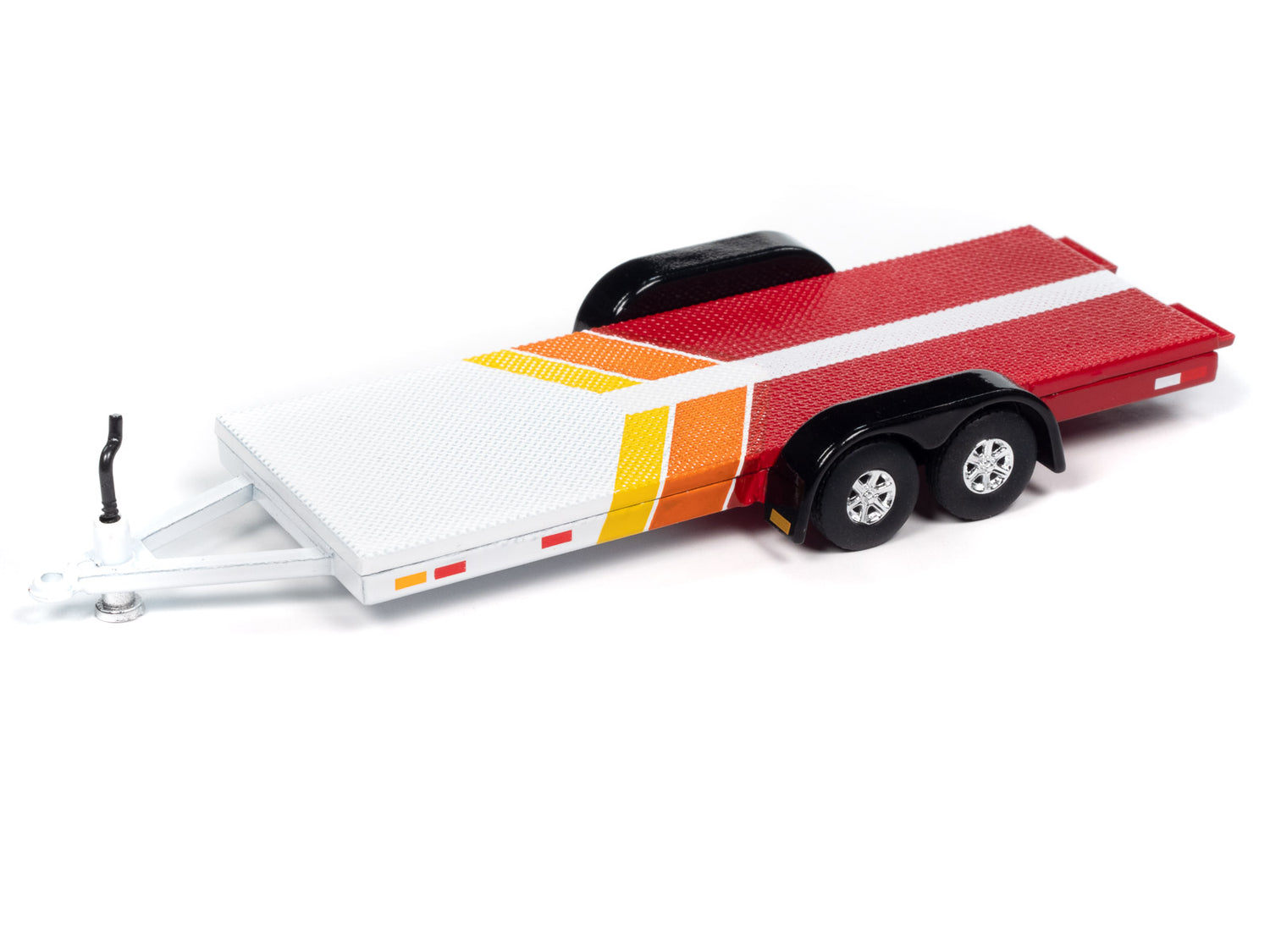 Johnny Lightning 1980 Toyota Land Cruiser w/Open Car Trailer 1:64 Diecast