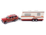 Johnny Lightning 1981 Jeep Wagoneer w/Camper Trailer 1:64 Diecast