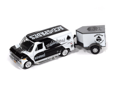 "PRE-ORDER" Johnny Lightning 1977 Ford Van w/Small Enclosed Trailer 1:64 Diecast (DUE SEPTEMBER 2026)