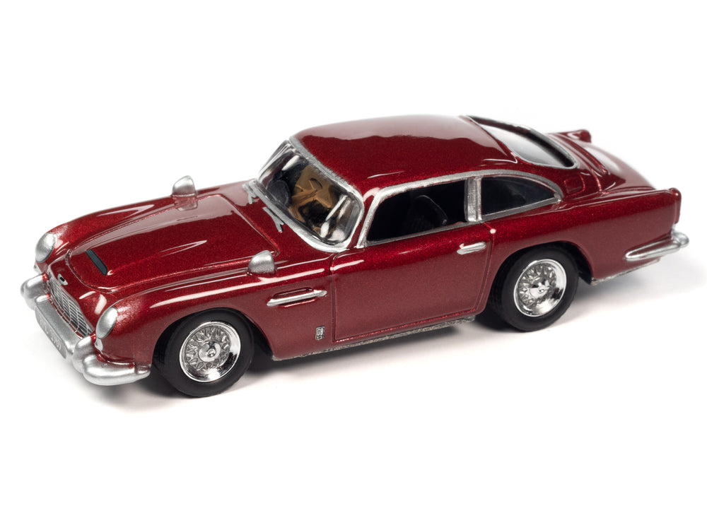 Johnny Lightning Classic Gold 1966 Aston Martin DB5 (Rossa Rubina Chiara (Metallic Rose)) 1:64 Scale Diecast