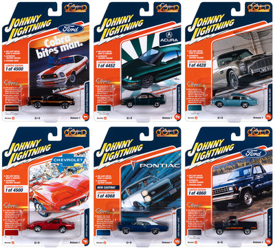 Johnny Lightning Classic Gold 2023 Release 1 Set A (6-Car Set) 1:64 Diecast