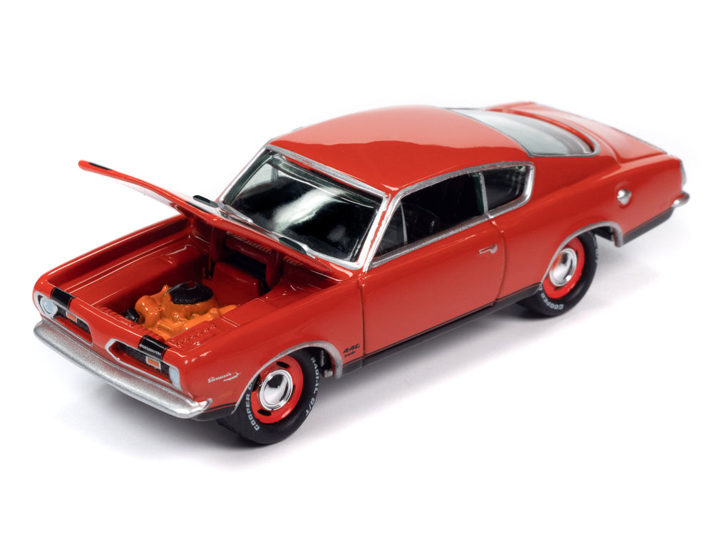 Johnny Lightning Classic Gold 1969 Plymouth Barracuda (Barracuda Orange) 1:64 Scale Diecast