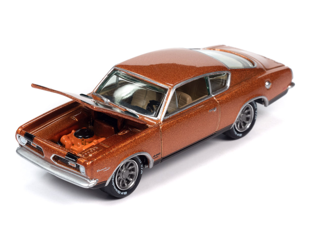Johnny Lightning Classic Gold 1969 Plymouth Barracuda (Bronze Fire) 1:64 Scale Diecast