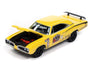 "PRE-ORDER" Johnny Lightning Classic Gold 1970 Dodge Super Bee (Banana w/Optima Ultimate Street Car Race Graphics & Black) 1:64 Scale Diecast (DUE OCTOBER 2025)