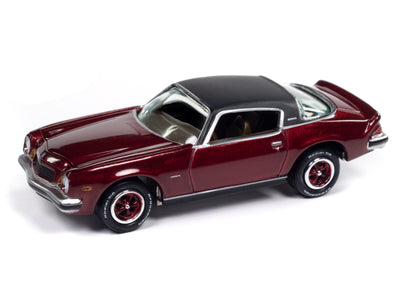 "PRE-ORDER" Johnny Lightning Classic Gold 1975 Chevy Camaro (Dark Red Poly w/Flat Black Roof) 1:64 Scale Diecast (DUE OCTOBER 2025)