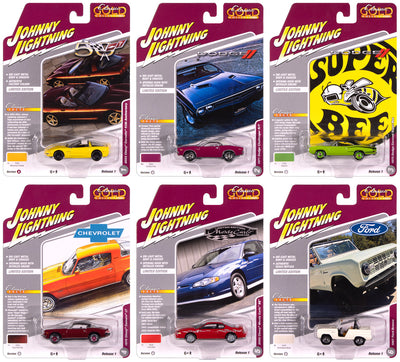 "PRE-ORDER" Johnny Lightning Classic Gold 2025 Release 1 Set A (6-Car Set) 1:64 Diecast (DUE OCTOBER 2025)