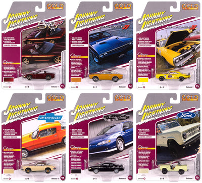 "PRE-ORDER" Johnny Lightning Classic Gold 2025 Release 1 Set B (6-Car Set) 1:64 Diecast (DUE OCTOBER 2025)