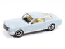 Johnny Lightning 1965 Ford Mustang Fastback (Arcadian Blue) with Collector Tin 1:64 Diecast