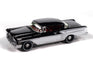 "PRE-ORDER" Johnny Lightning 1958 Chevy Impala (Onyx Black w/ White Sides) with Collector Tin 1:64 Diecast (DUE OCTOBER 2025)