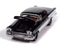 "PRE-ORDER" Johnny Lightning 1958 Chevy Impala (Onyx Black w/ White Sides) with Collector Tin 1:64 Diecast (DUE OCTOBER 2025)