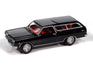 "PRE-ORDER" Johnny Lightning 1965 Chevy 2-Door Wagon (Black) with Collector Tin 1:64 Diecast (DUE OCTOBER 2025)