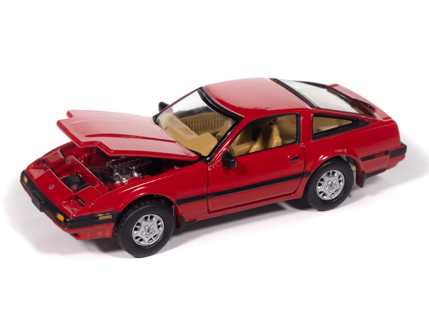 "PRE-ORDER" Johnny Lightning 1984 Nissan 300zx (Regatta Red) with Collector Tin 1:64 Diecast (DUE JANUARY 2026)