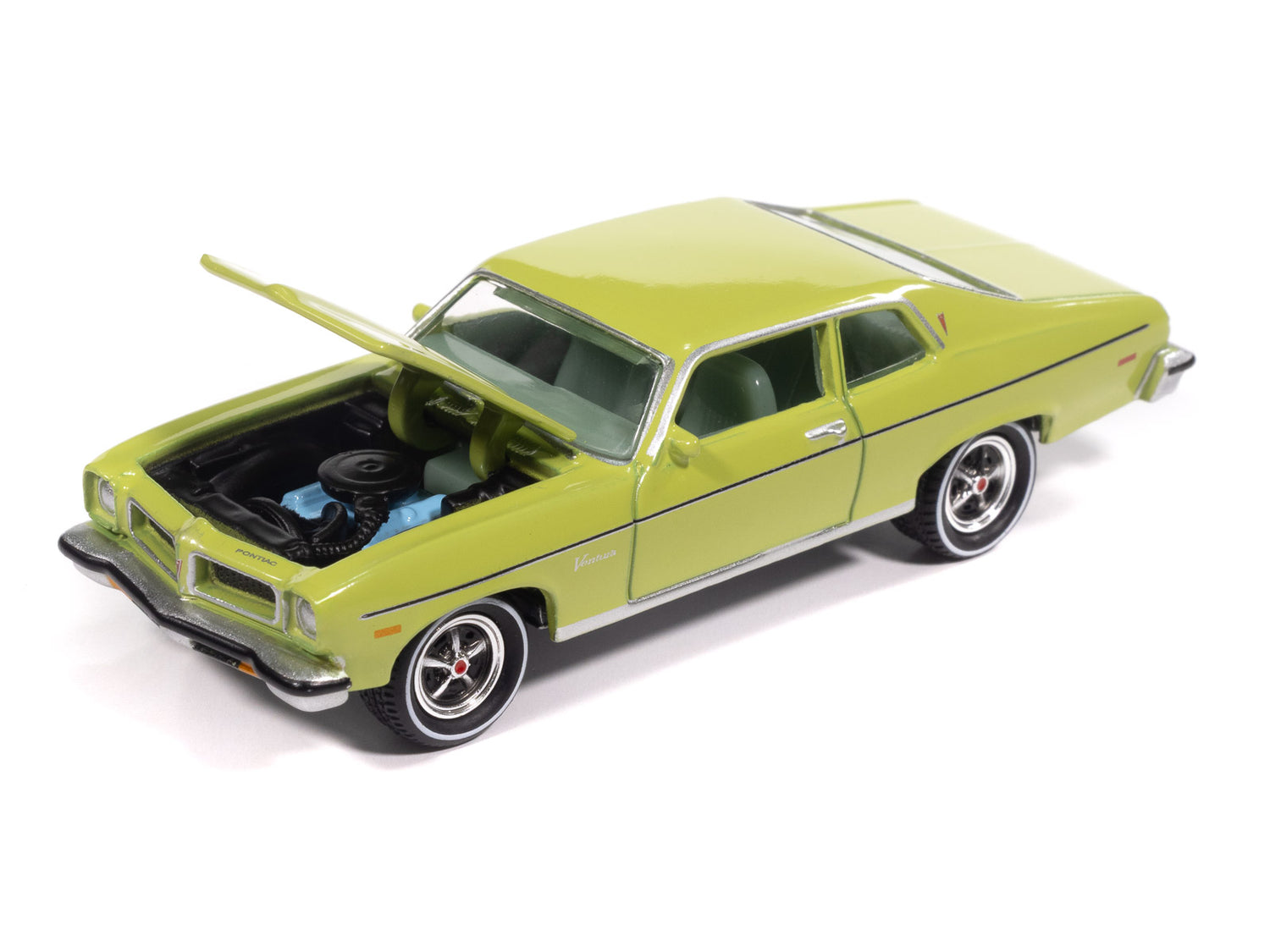 Johnny Lightning 1974 Pontiac Ventura NEW TOOL (Fernmist Green