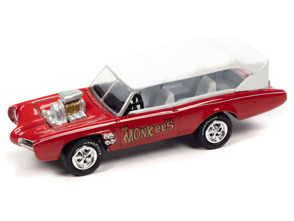 Johnny Lightning The Monkees Monkeemobile w/Tin display 1:64 Scale Diecast