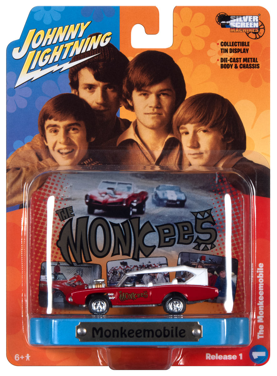 Johnny Lightning The Monkees Monkeemobile w/Tin display 1:64 Scale Diecast