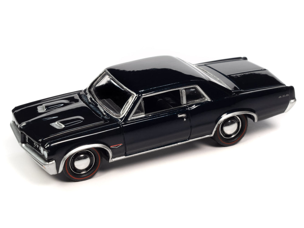 Johnny Lightning Muscle Cars 1964 Pontiac GTO (Nocturne Blue Poly) 1:64 Scale Diecast